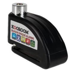 Antivol BLOQUE DISQUE ALUMINIUM AVEC ALARME Noir KOOROOM -Vélos Équipement Magasin antivol bloque disque aluminium avec alarme noir kooroom 4