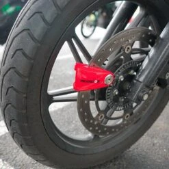 Antivol BLOQUE DISQUE SRA 10 Rouge KOOROOM -Vélos Équipement Magasin antivol bloque disque sra 10 rouge kooroom 5