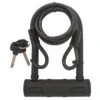 Antivol U à Clés 145 X 80 Mm + Câble Câble 100 Cm Ø 8 Mm -Vélos Équipement Magasin antivol u a cles 145 x 80 mm cable cable 100 cm o 8 mm