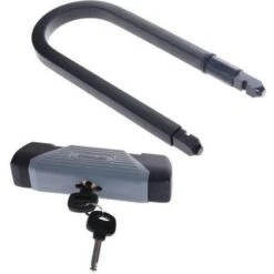 Cadenas De Vélo U-lock 553 167 X 330 Mm Noir -Vélos Équipement Magasin cadenas de velo u lock 553 167 x 330 mm noir 1