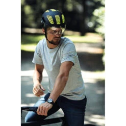 Abus Casque De Vélo Adulte Hyban 2.0 ACE Noir -Vélos Équipement Magasin casque de velo adulte hyban 20 ace noir 4