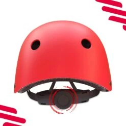 Casque De Vélo Enfants Skate - Rouge -Vélos Équipement Magasin casque de velo enfants skate rouge 3
