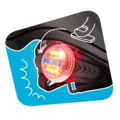 Crazy Safety Casque De Vélo Intégral Pour Enfants | Noir | Lumière Arrière | Certifié EN1078 5 Crazy Safety Casque De Vélo Intégral Pour Enfants | Noir | Lumière Arrière | Certifié EN1078 -Vélos Équipement Magasin casque de velo integral pour enfants noir lumiere arriere certifie en1078 3