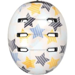 Abus Casque De Vélo Skurb Kid Gris étoiles -Vélos Équipement Magasin casque de velo skurb kid gris etoiles 3