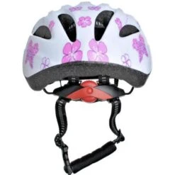 Casque Vélo Enfant Fille - Casque Enfant Floral Blanc/rose -Vélos Équipement Magasin casque velo enfant fille casque enfant floral blancrose 2