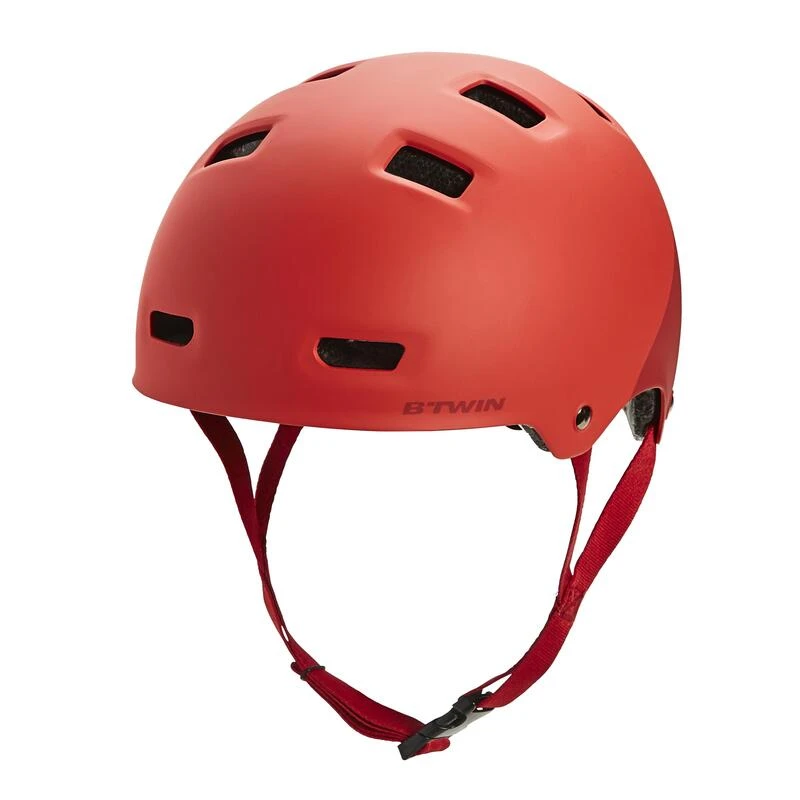 CASQUE VELO ENFANT TEEN 520 ROUGE BTWIN CASQUE VELO ENFANT TEEN 520 ROUGE -Vélos Équipement Magasin casque velo enfant teen 520 rouge 4