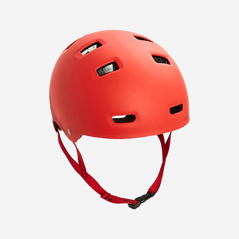 CASQUE VELO ENFANT TEEN 520 ROUGE BTWIN CASQUE VELO ENFANT TEEN 520 ROUGE -Vélos Équipement Magasin casque velo enfant teen 520 rouge