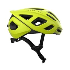 CASQUE VELO ROUTE ROADR 500 JAUNE FLUO -Vélos Équipement Magasin casque velo route roadr 500 jaune fluo 3
