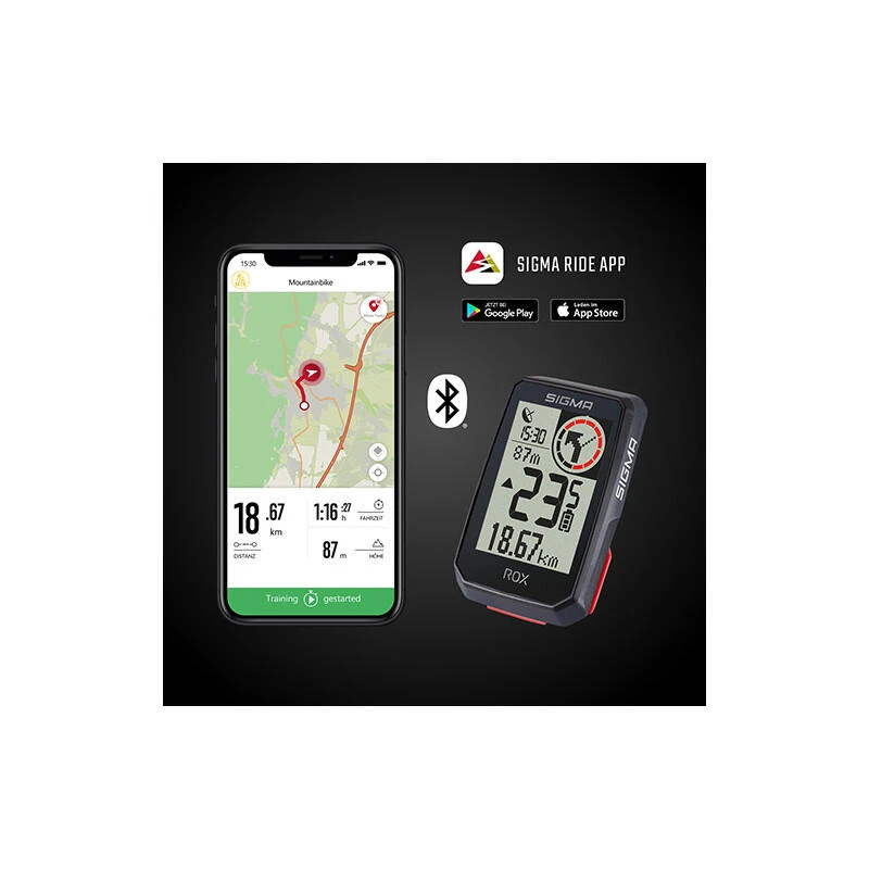 Compteur de vélo GPS ROX 2.0 avec support de guidon Overclamp Butler - blanc SIGMA SPORT Compteur De Vélo GPS ROX 2.0 Avec Support De Guidon Overclamp Butler - Blanc -Vélos Équipement Magasin compteur de velo gps rox 20 avec support de guidon overclamp butler blanc 2