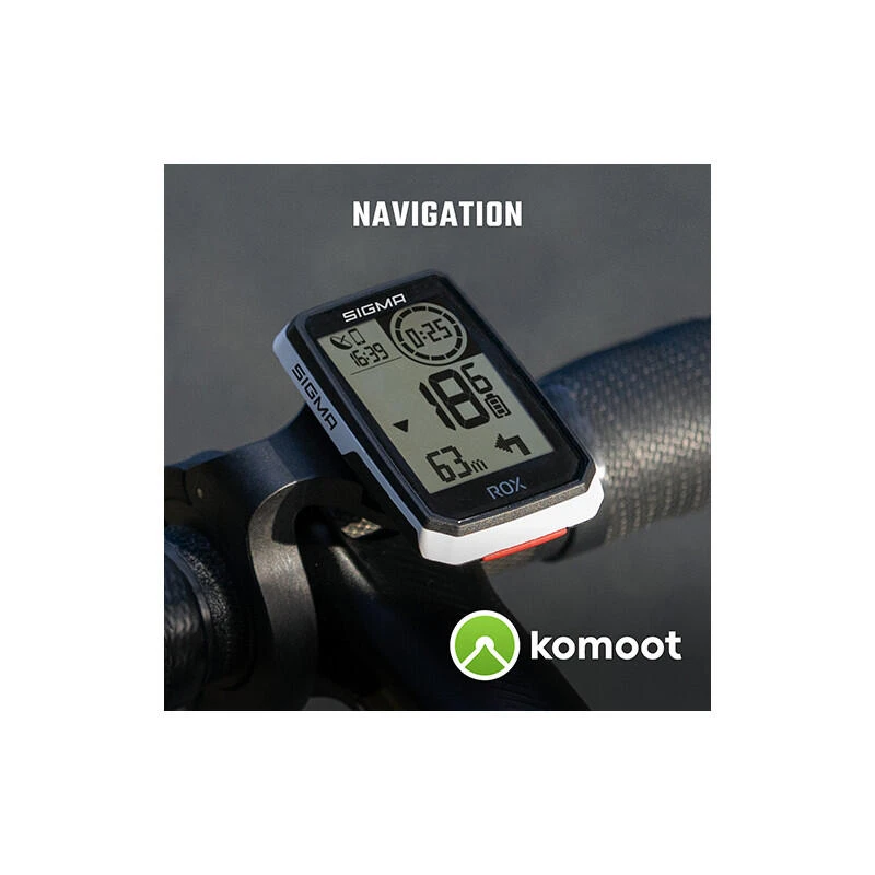 Compteur de vélo GPS ROX 2.0 avec support de guidon Overclamp Butler - blanc SIGMA SPORT Compteur De Vélo GPS ROX 2.0 Avec Support De Guidon Overclamp Butler - Blanc -Vélos Équipement Magasin compteur de velo gps rox 20 avec support de guidon overclamp butler blanc 3