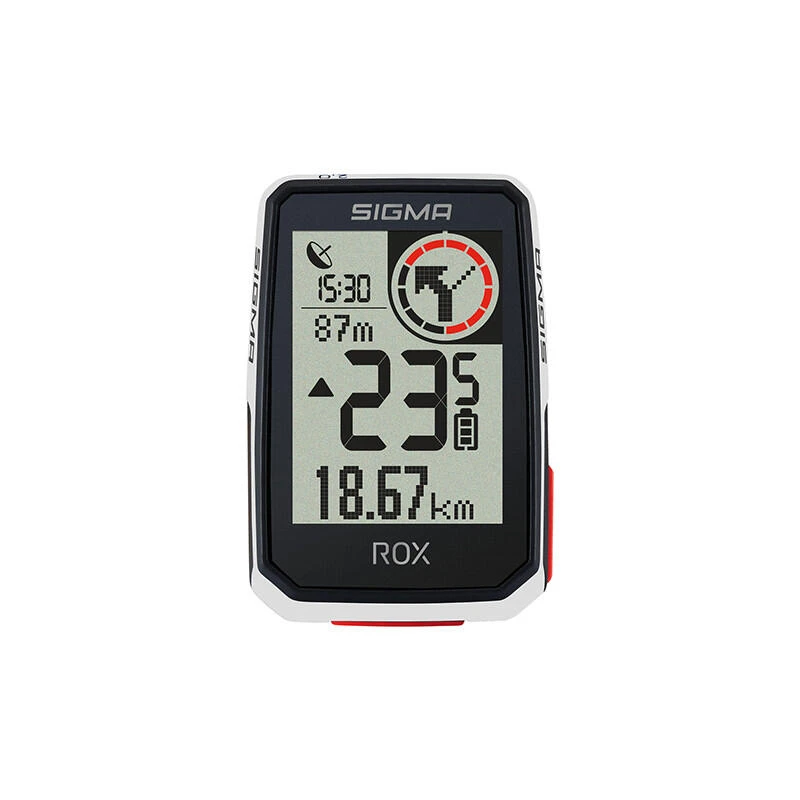 Compteur de vélo GPS ROX 2.0 avec support de guidon Overclamp Butler - blanc SIGMA SPORT Compteur De Vélo GPS ROX 2.0 Avec Support De Guidon Overclamp Butler - Blanc -Vélos Équipement Magasin compteur de velo gps rox 20 avec support de guidon overclamp butler blanc 4