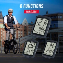 SIGMA SPORT Compteur Vélo BC 8.0 WL Noir -Vélos Équipement Magasin compteur velo bc 80 wl noir 4