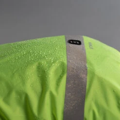 BTWIN COUVRE SAC IMPERMEABLE VISIBILITE JOUR NUIT JAUNE FLUO -Vélos Équipement Magasin couvre sac impermeable visibilite jour nuit jaune fluo 3