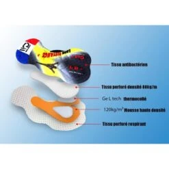 Cuissard à Bretelle Vélo WAVE Noir/bleu -Vélos Équipement Magasin cuissard a bretelle velo wave noirbleu 2