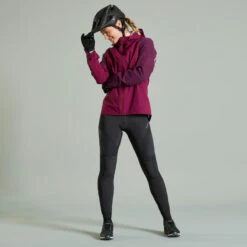 Rockrider CUISSARD LONG HIVER VELO VTT FEMME NOIR -Vélos Équipement Magasin cuissard long hiver velo vtt femme noir 6