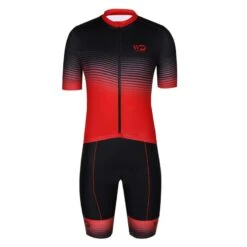 Cuissard Vélo WAVE Noir/rouge -Vélos Équipement Magasin cuissard velo wave noirrouge 3