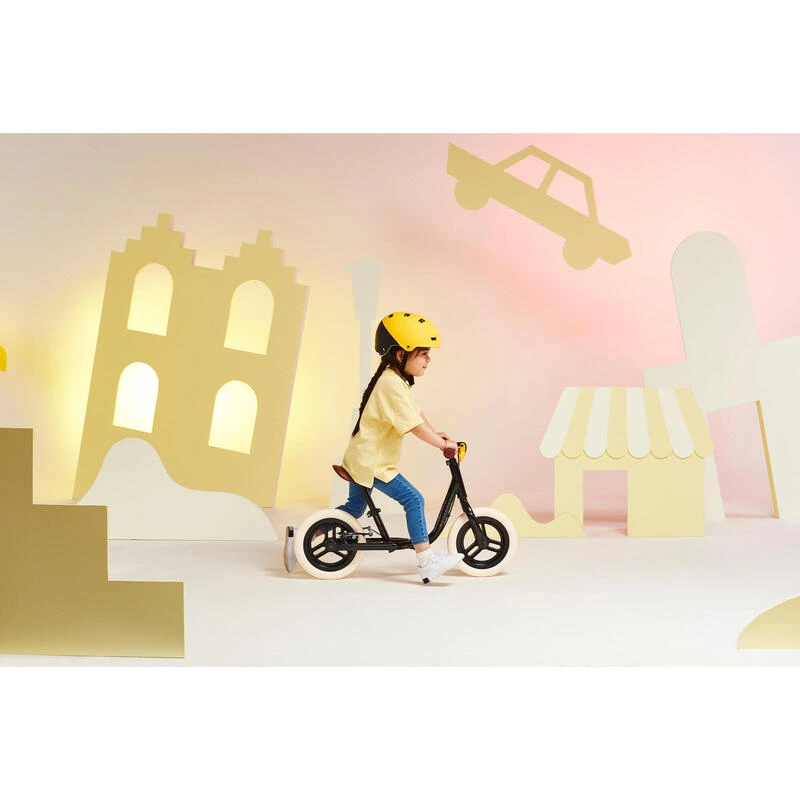 DRAISIENNE ENFANT 10 POUCES RUNRIDE 500 NOIRE/BEIGE BTWIN DRAISIENNE ENFANT 10 POUCES RUNRIDE 500 NOIRE/BEIGE -Vélos Équipement Magasin draisienne enfant 10 pouces runride 500 noirebeige 7