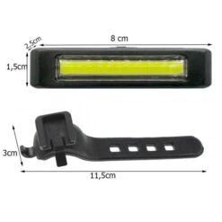 Feu Arrière De Vélo - 100 Lumens - LED USB Rechargeable -Vélos Équipement Magasin feu arriere de velo 100 lumens led usb rechargeable 2