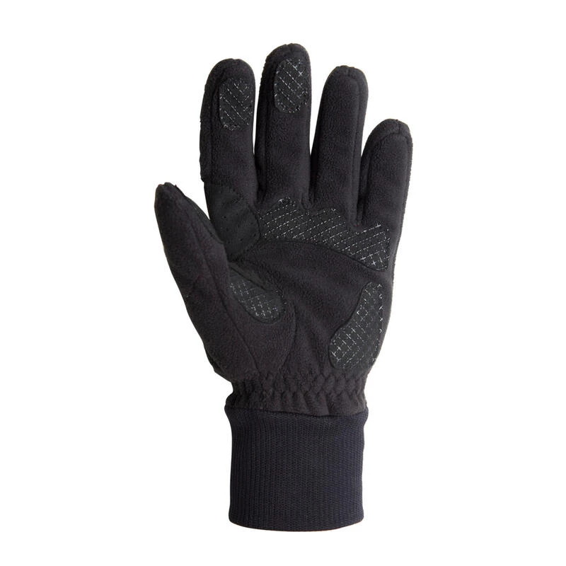 GANTS VELO 100 HIVER POLAIRE NOIR GANTS VELO 100 HIVER POLAIRE NOIR -Vélos Équipement Magasin gants velo 100 hiver polaire noir 2