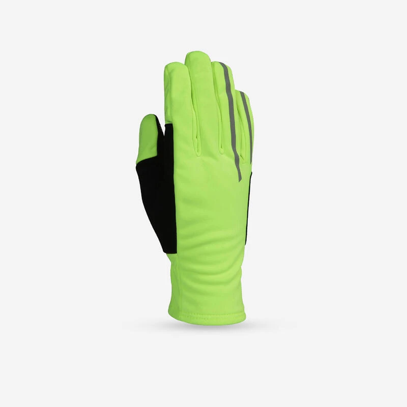 GANTS VELO 500 HIVER FLUO GANTS VELO 500 HIVER FLUO -Vélos Équipement Magasin gants velo 500 hiver fluo