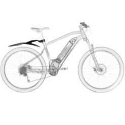 Rockrider GARDE-BOUE VÉLO VTT ARRIÈRE RIGIDE V2 NOIR 26" - 27,5" - 29" -Vélos Équipement Magasin garde boue velo vtt arriere rigide v2 noir 26 275 29 6
