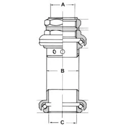 Jeu De Direction Fileté En Alliage Avec Roulements Industriels -Vélos Équipement Magasin jeu de direction filete en alliage avec roulements industriels 2