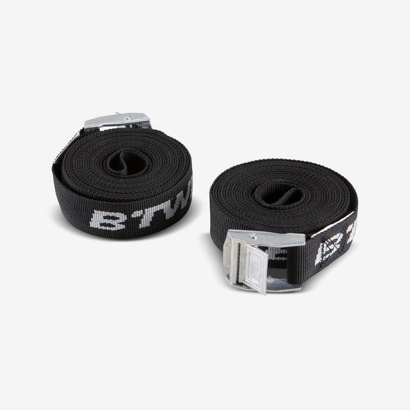 Kit 2 sangles de serrage 3 m noires Decathlon Kit 2 Sangles De Serrage 3 M Noires -Vélos Équipement Magasin kit 2 sangles de serrage 3 m noires