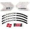 Rockrider KIT STICKERS E-ST500 ROSE -Vélos Équipement Magasin kit stickers e st500 rose