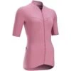 Maillot De Vélo De Route Manches Courtes été Femme - Endurance Vieux Rose