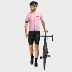Maillot Manches Courtes Cyclisme SIROKO M2 Ronda Rose Bonbon Homme -Vélos Équipement Magasin maillot manches courtes cyclisme siroko m2 ronda rose bonbon homme 3