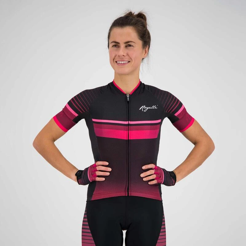 Maillot Manches Courtes Velo Femme - Impress Rogelli Maillot Manches Courtes Velo Femme - Impress -Vélos Équipement Magasin maillot manches courtes velo femme impress 2