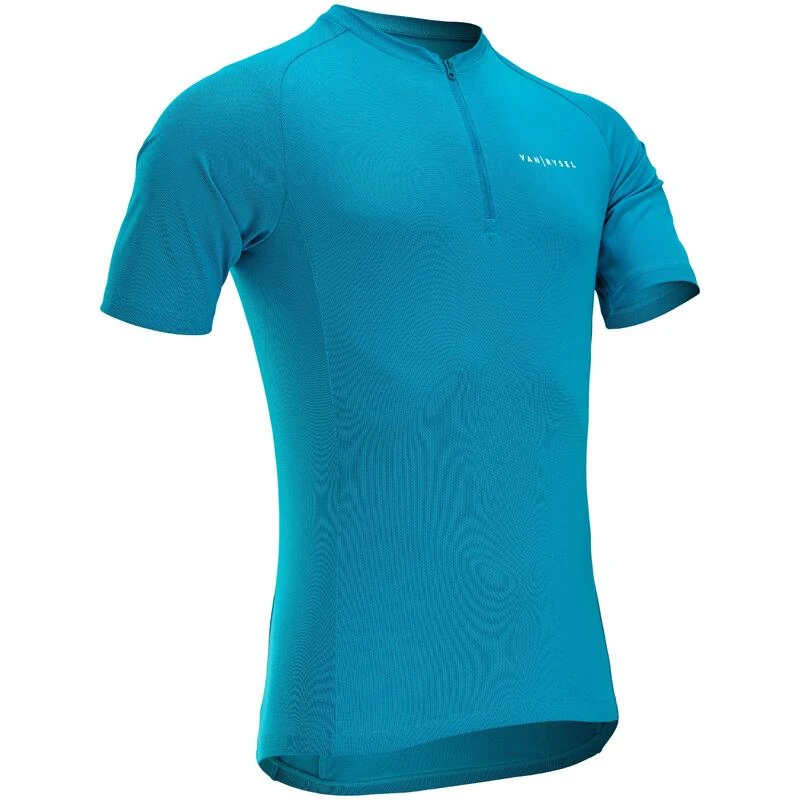 MAILLOT MANCHES COURTES VELO ROUTE TRIBAN ESSENTIEL BLEU MAILLOT MANCHES COURTES VELO ROUTE TRIBAN ESSENTIEL BLEU -Vélos Équipement Magasin maillot manches courtes velo route triban essentiel bleu 1
