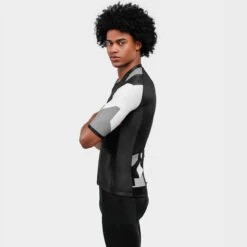 Maillot Vélo Manches Courtes Homme Cyclisme M2 Yorkshire Noir -Vélos Équipement Magasin maillot velo manches courtes homme cyclisme m2 yorkshire noir 2