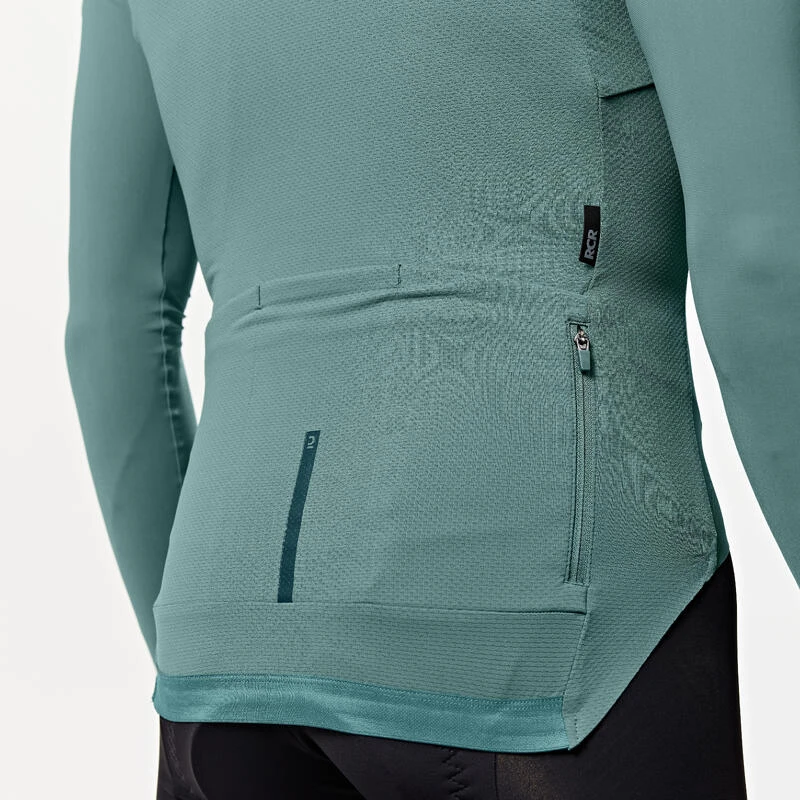 Maillot vélo route manches longues été homme UVP - racer ultralight cèdre Maillot Vélo Route Manches Longues été Homme UVP - Racer Ultralight Cèdre -Vélos Équipement Magasin maillot velo route manches longues ete homme uvp racer ultralight cedre 3