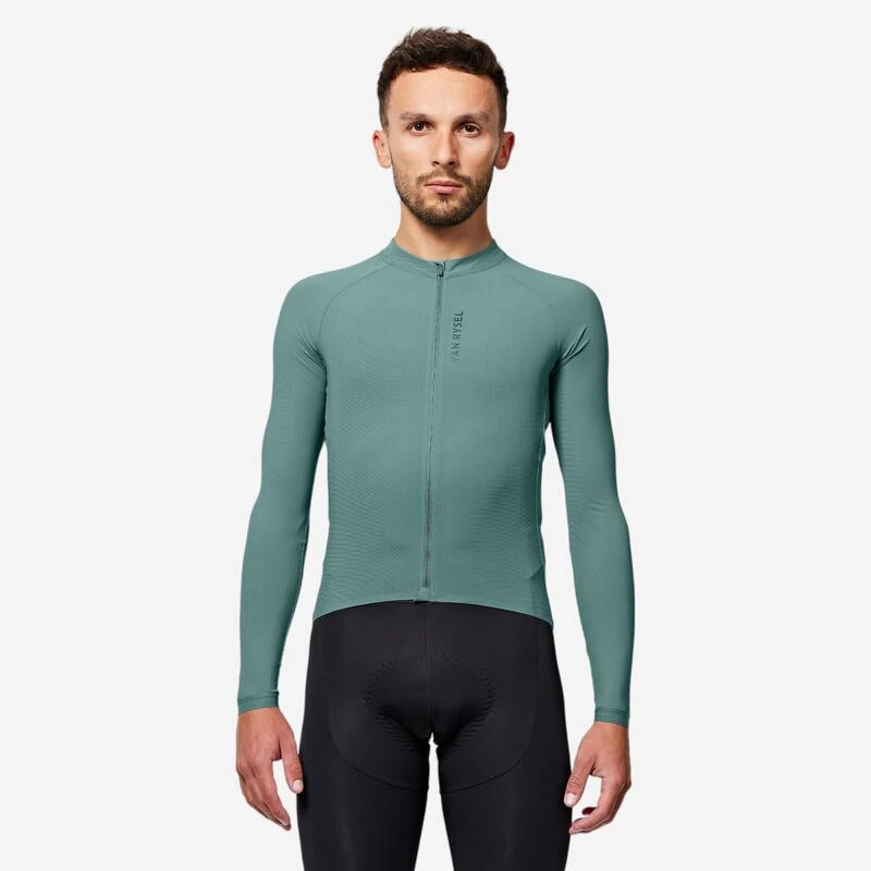 Maillot vélo route manches longues été homme UVP - racer ultralight cèdre Maillot Vélo Route Manches Longues été Homme UVP - Racer Ultralight Cèdre -Vélos Équipement Magasin maillot velo route manches longues ete homme uvp racer ultralight cedre