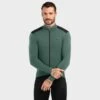 Maillot Vélo Thermique Homme Cyclisme M4 Volta Vert Armée -Vélos Équipement Magasin maillot velo thermique homme cyclisme m4 volta vert armee
