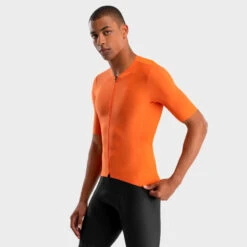Maillot Vélo Ultraléger Homme Cyclisme SRX PRO Altea Orange Vif -Vélos Équipement Magasin maillot velo ultraleger homme cyclisme srx pro altea orange vif 2