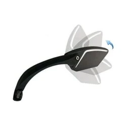 Miroir Edge E -bike Luxury Avec Pince - Verre à Gradation Légère - Montage -Vélos Équipement Magasin miroir edge e bike luxury avec pince verre a gradation legere montage 2