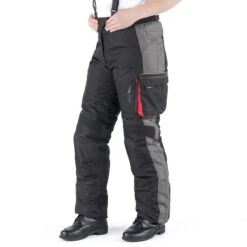 Pantalon ROADTRIP FEMME PANT Femme Noir/Gris Foncé/Rouge DXR -Vélos Équipement Magasin pantalon roadtrip femme pant femme noirgris foncerouge dxr 2