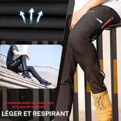 ROCKBROS Pantalons De Cyclisme Unisexe Coupe-vent Vêtement D'extérieur Vélo VTT Randonnée -Vélos Équipement Magasin pantalons de cyclisme unisexe coupe vent vetement dexterieur velo vtt randonnee 4