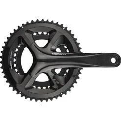 Shimano Pédalier 2 X 11 Vitesses Route Fc-Rs510 - 175/50-34 Axe Creux - Noir