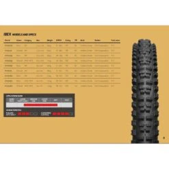 Onza Pneu De Vélo Ibex 2.60 - TRC Noir -Vélos Équipement Magasin pneu de velo ibex 260 trc noir 4