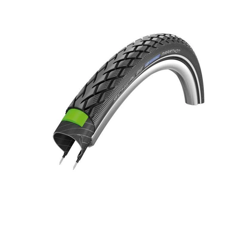 Pneu route 700 x 23 Schwalbe marathon noir tr (23-622) renfort flanc reflex Pneu Route 700 X 23 Schwalbe Marathon Noir Tr (23-622) Renfort Flanc Reflex -Vélos Équipement Magasin pneu route 700 x 23 schwalbe marathon noir tr 23 622 renfort flanc reflex 2