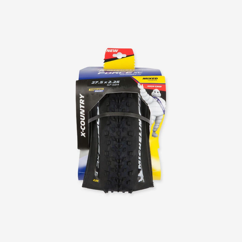 PNEU VTT FORCE XC PERF 27,5”x2.25 Tubeless Ready MICHELIN PNEU VTT FORCE XC PERF 27,5”x2.25 Tubeless Ready MICHELIN -Vélos Équipement Magasin pneu vtt force xc perf 275x225 tubeless ready michelin