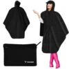 Poncho De Pluie Noir Taille Unique 130x115cm -Vélos Équipement Magasin poncho de pluie noir taille unique 130x115cm