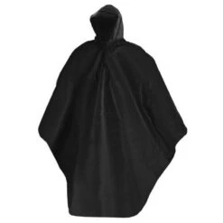 Poncho De Pluie Noir Taille Unique 130x115cm -Vélos Équipement Magasin poncho de pluie noir taille unique 130x115cm 3