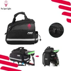 Porte-bagages Arrière - 8 à 20 Litres - Imperméable Avec Housse De Pluie -Vélos Équipement Magasin porte bagages arriere 8 a 20 litres impermeable avec housse de pluie 3
