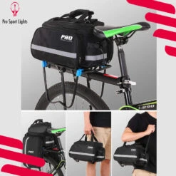 Porte-bagages Arrière - 8 à 20 Litres - Imperméable Avec Housse De Pluie -Vélos Équipement Magasin porte bagages arriere 8 a 20 litres impermeable avec housse de pluie 5