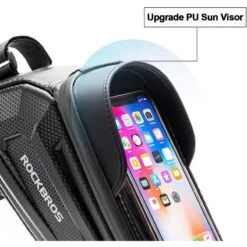 Sacoche De Cadre Pour Smartphone Sous 6,8 Pouces ROCKBROS B68- Écran Tactile -Vélos Équipement Magasin sacoche de cadre pour smartphone sous 68 pouces rockbros b68 ecran tactile 2