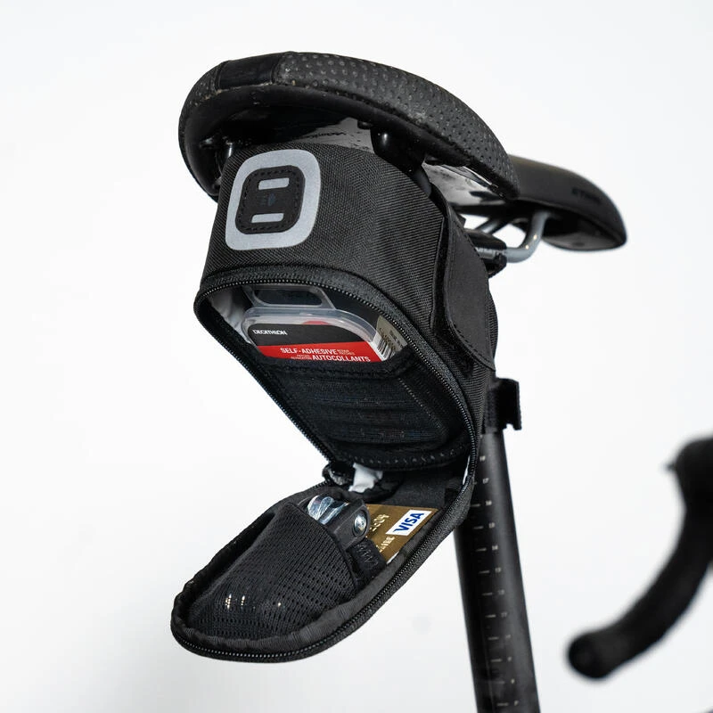 SACOCHE DE SELLE EASY M 0.6L NOIR Riverside SACOCHE DE SELLE EASY M 0.6L NOIR -Vélos Équipement Magasin sacoche de selle easy m 06l noir 1